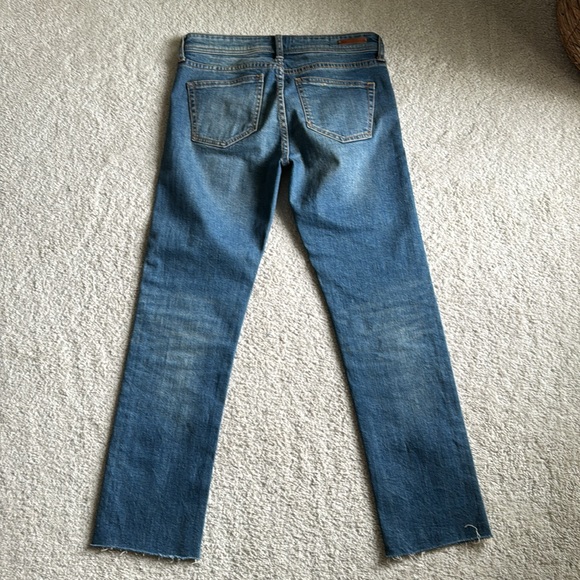Pilcro and the Letterpress Anthropologie slim straight jeans size 26 - Picture 6 of 8